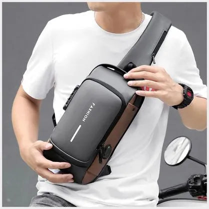 Bolso Cruzado Bandolera Antirrobo Impermeable Con Usb